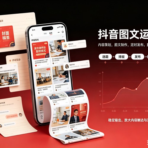 峡江抖音图文代运营服务